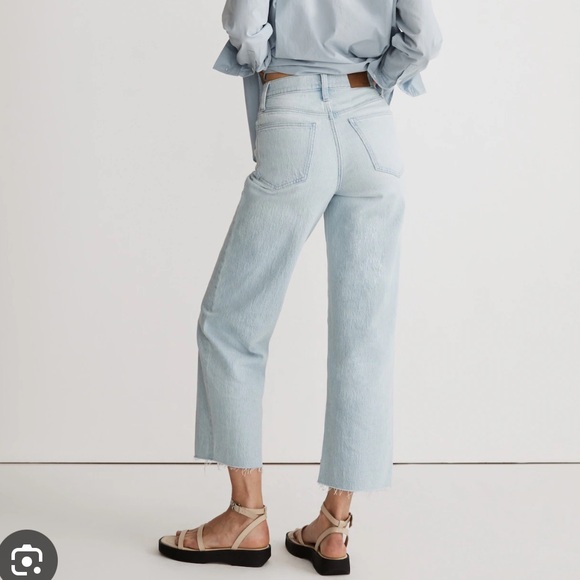 Madewell Perfect Fit vintage wide leg crop jean 29 ward wash - Picture 3 of 8